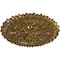 Ekena Millwork Lariah Ceiling Medallion (Fits Canopies up to 1 3/8"), 24 3/4"OD 1 3/8"ID x 3 1/4"P, Pale Gold CM24LAPAS - alternate 2